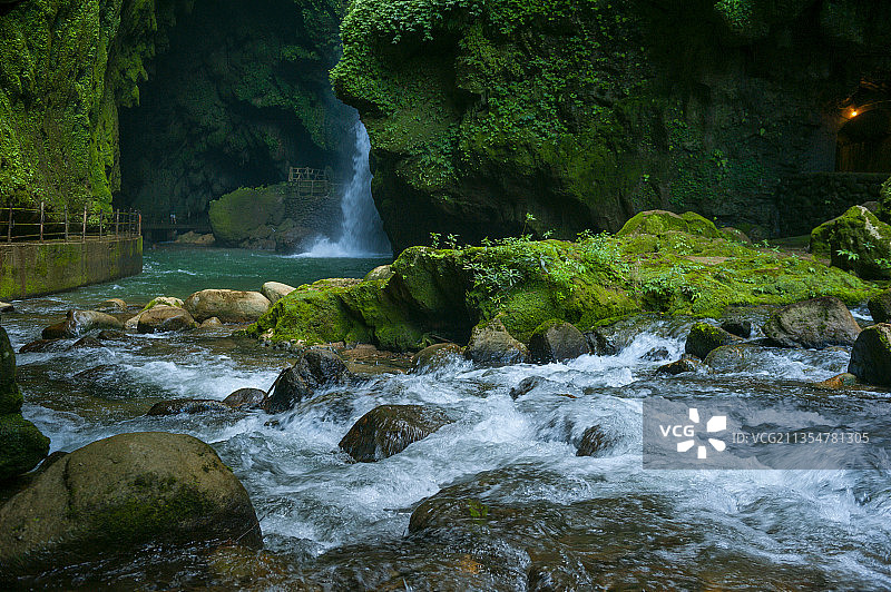 通天彻地，灵动飘逸:通灵大峡谷图片素材