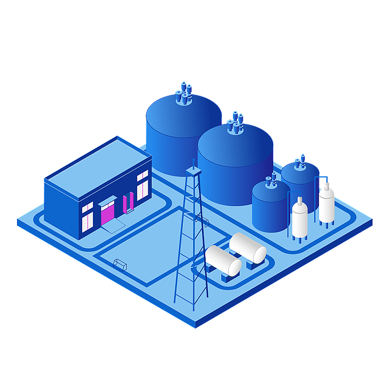 陆地终端-蓝色图片素材