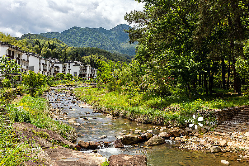 浙江温州泰顺县关漈后村图片素材