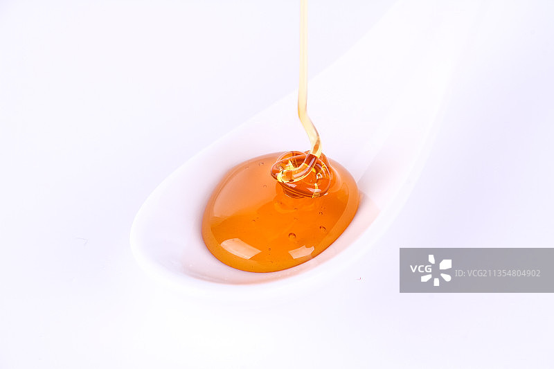 白底拍摄蜂蜜图片素材