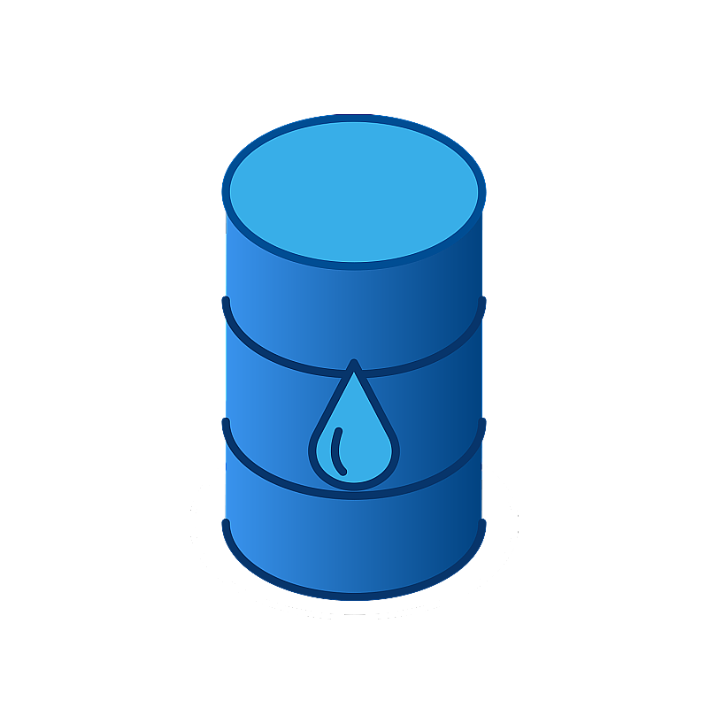 蓝色石油桶图片素材