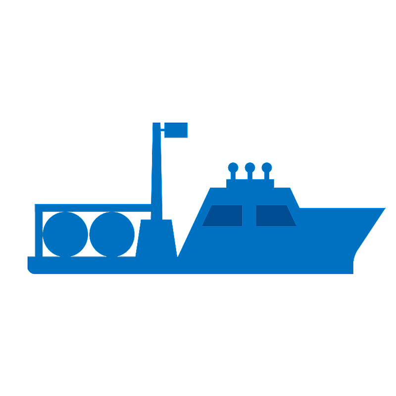 海上巡航船扁平风图片素材