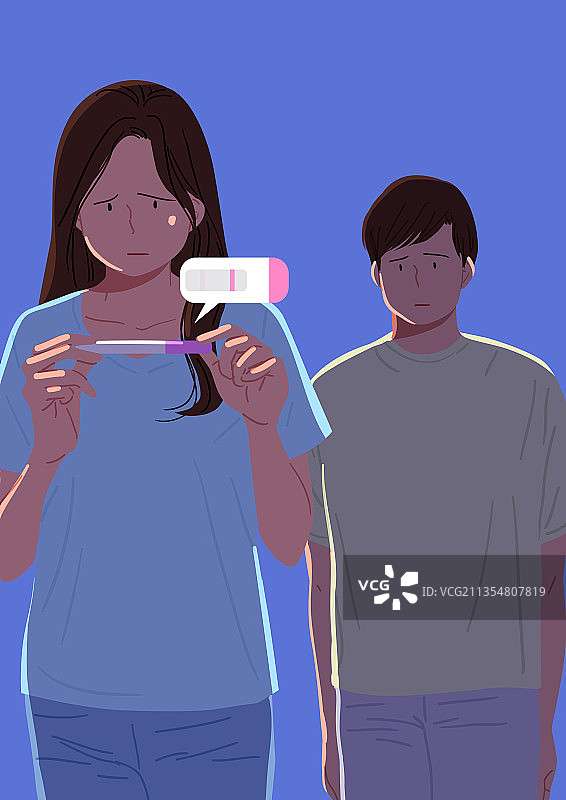 夫妻问题、冲突与生育图片素材