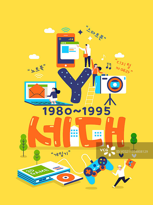 排版、代沟、智能手机、笔记本电脑、电子邮件、数码相机图片素材