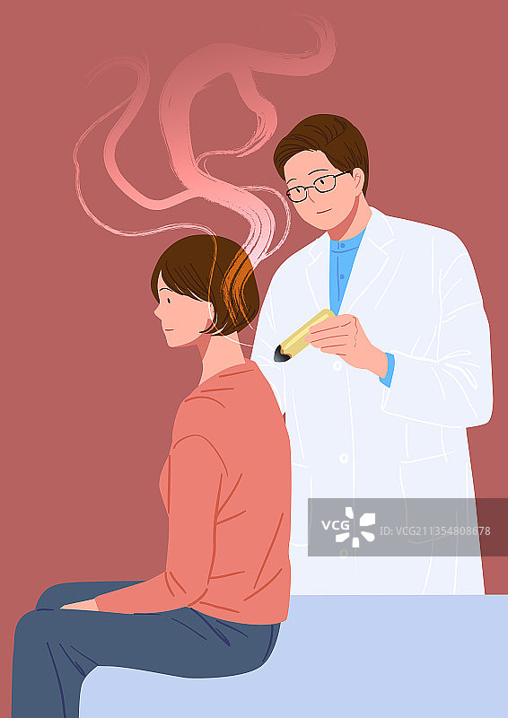 人物、中药、医院、中医诊所、治疗、艾灸、中医图片素材