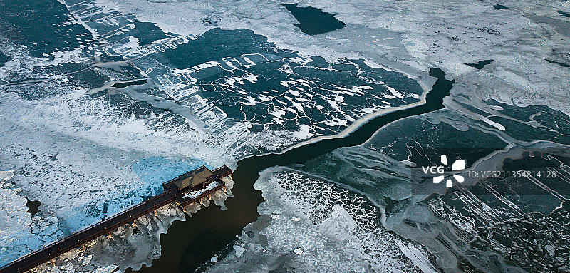 冰海 航拍图片素材