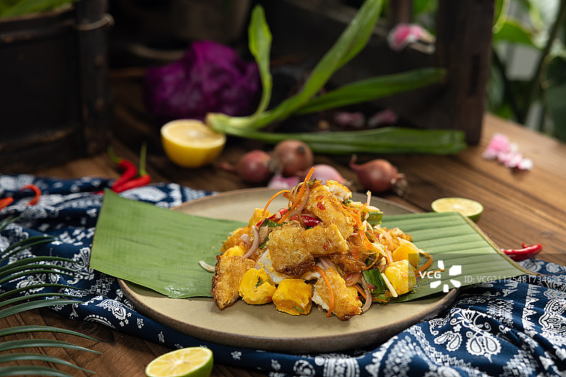 凉拌荷包蛋图片素材