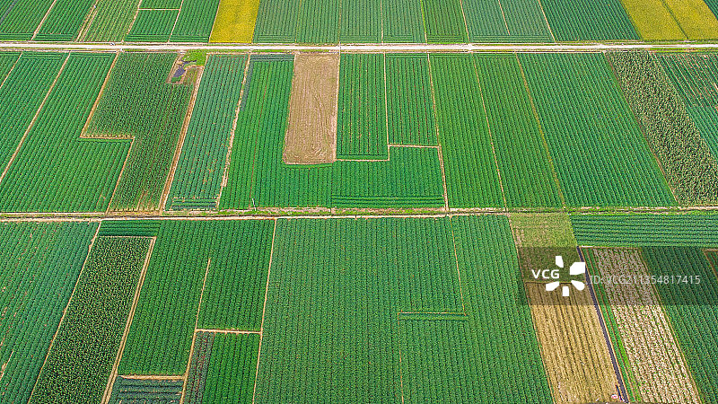 田园风光航拍图片图片素材