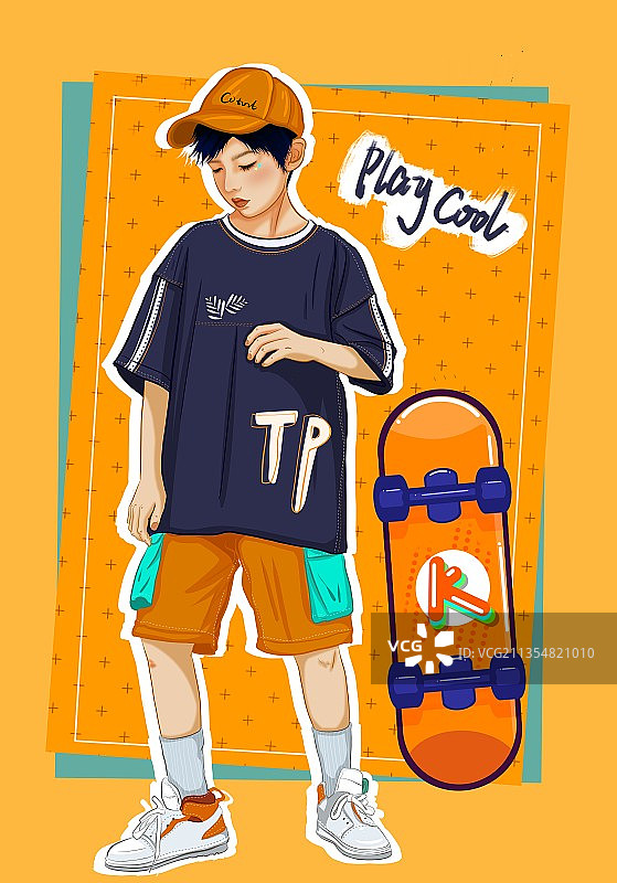 潮酷男孩图片素材