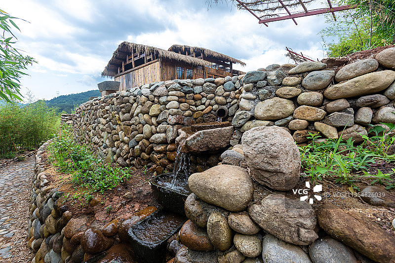 浙江温州泰顺县竹里生态村图片素材