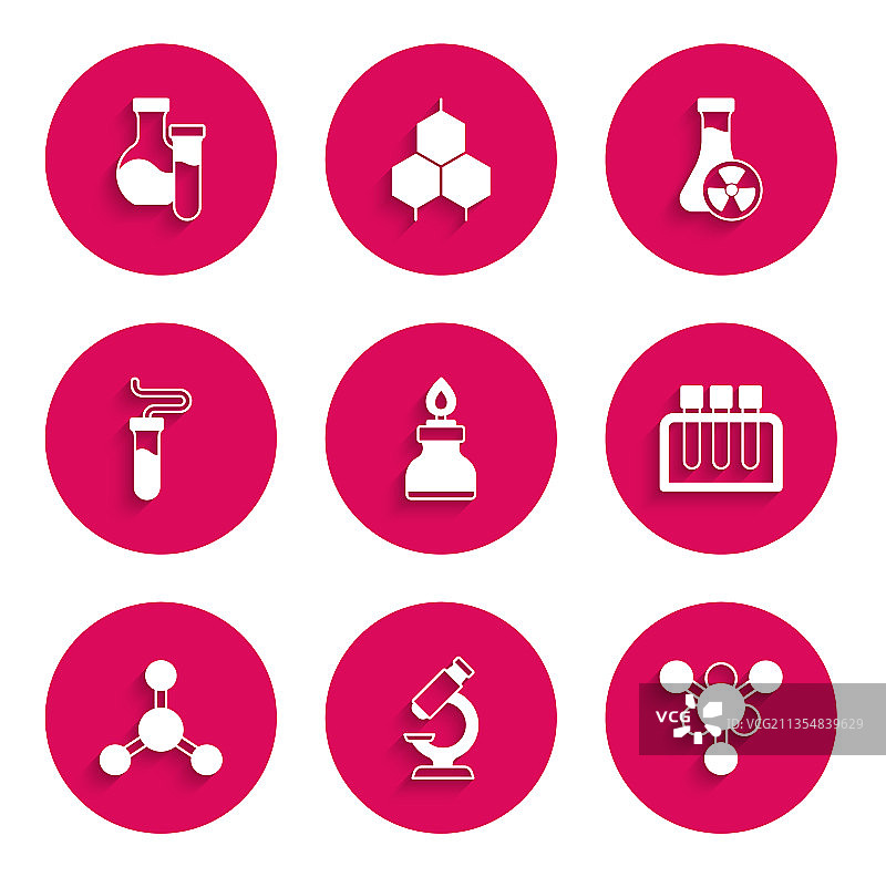 酒精或酒精喷灯显微镜分子图片素材