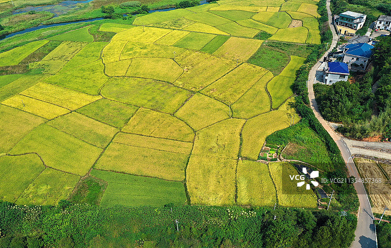湖南省湘潭湘乡市陈赓故居大将广场航拍图片素材
