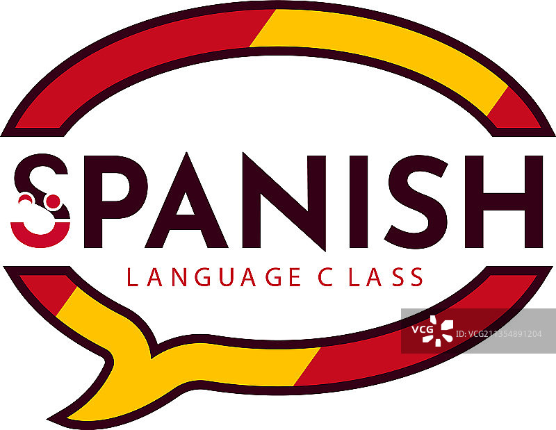 西班牙语课程标志图片素材