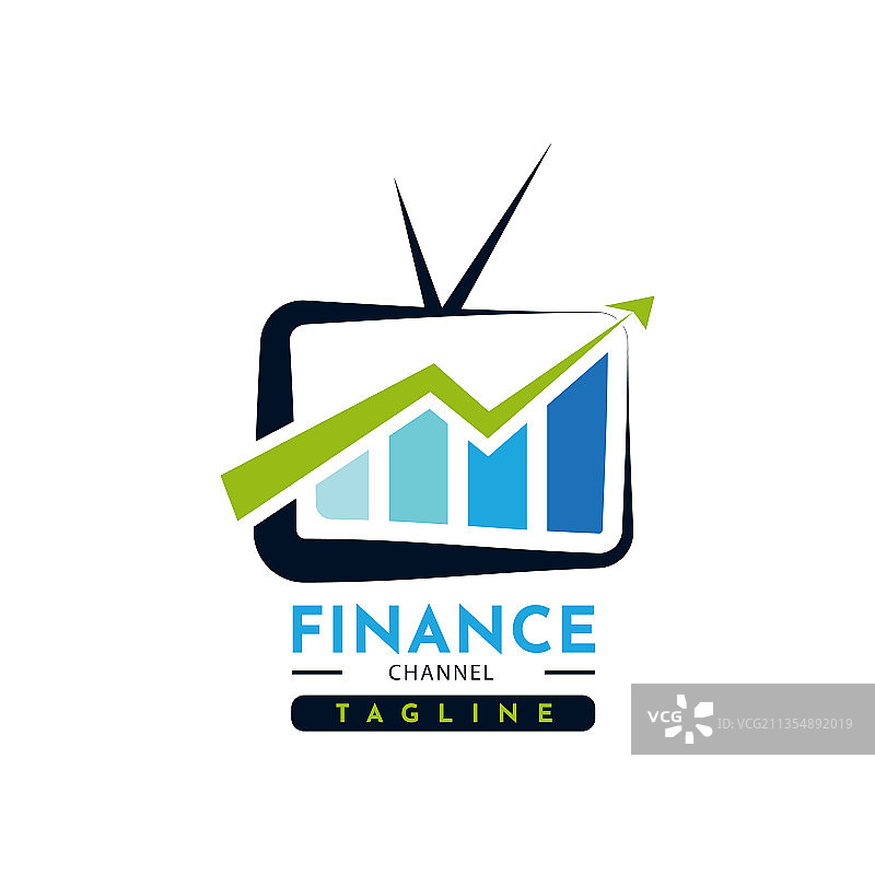 金融电视频道投资经济标志图片素材