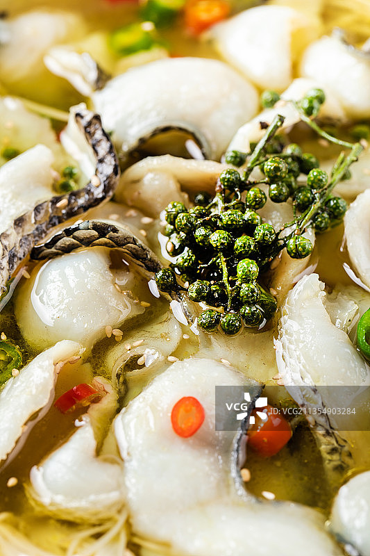 藤椒鱼青花椒鱼片图片素材