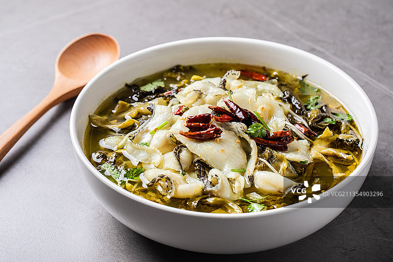 老坛酸菜鱼片图片素材