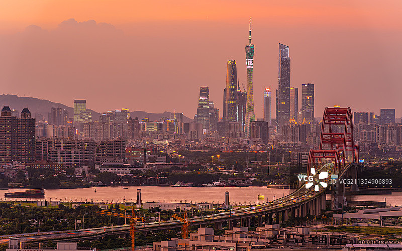 广州新光大桥图片素材