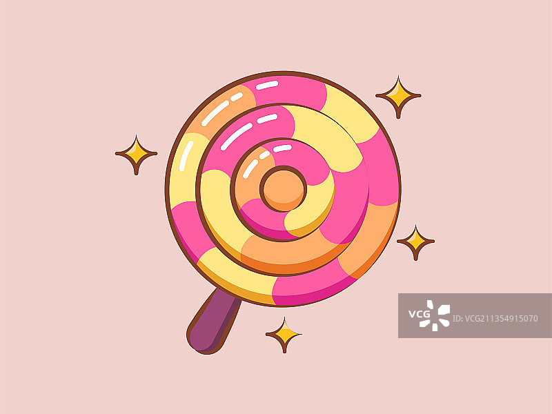 万圣节棒棒糖矢量图标插画图片素材