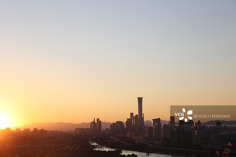 国贸夜景现代建筑图片图片素材