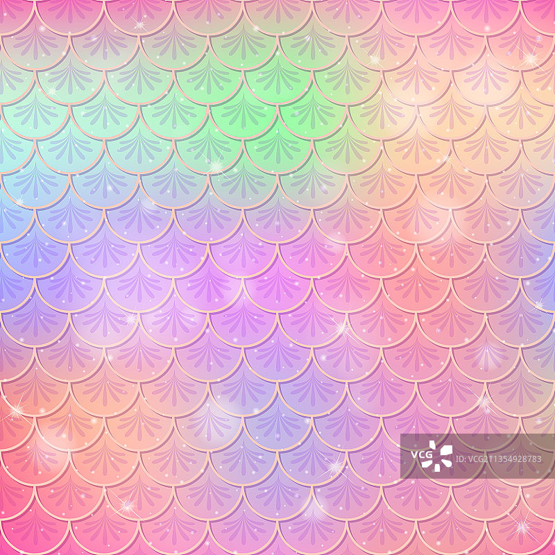 鱼鳞无缝图案背景图片素材