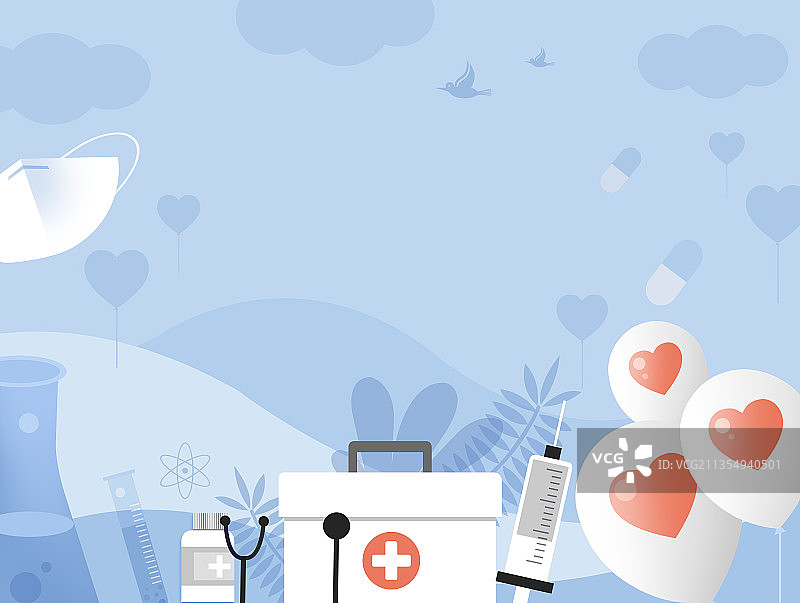 医疗卫生插画图片素材