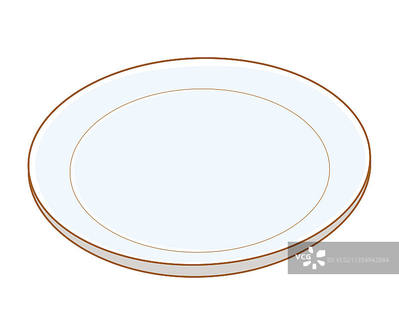 盘子插画图片素材