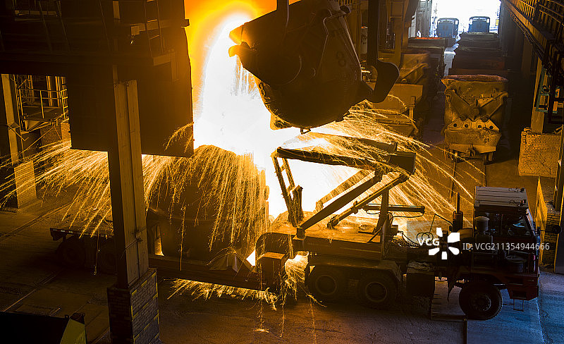 炼钢厂图片素材