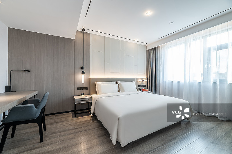 酒店大厅客房样板间室内空间实景图图片素材