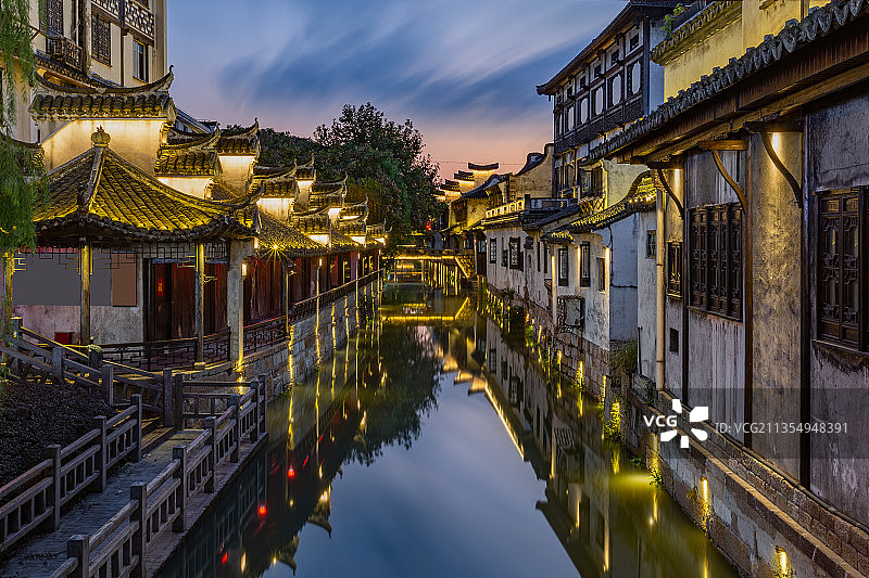 枫泾古镇图片素材