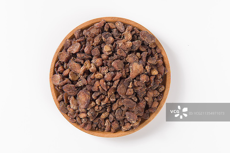 白底上的中药材半夏图片素材