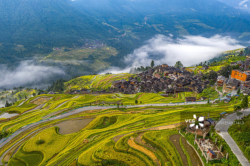 贵州从江县加榜梯田图片素材