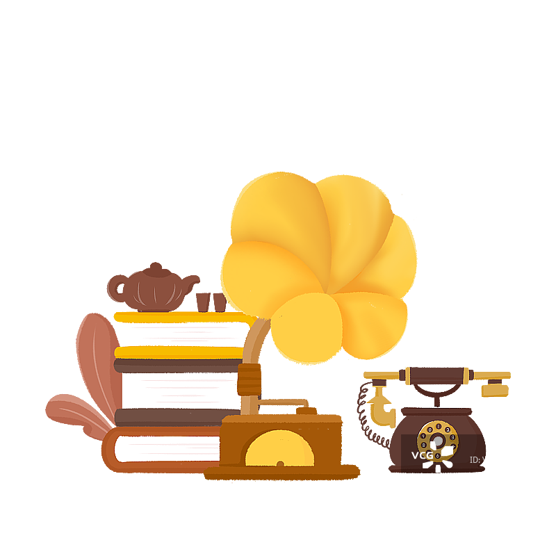 复古元素图片素材