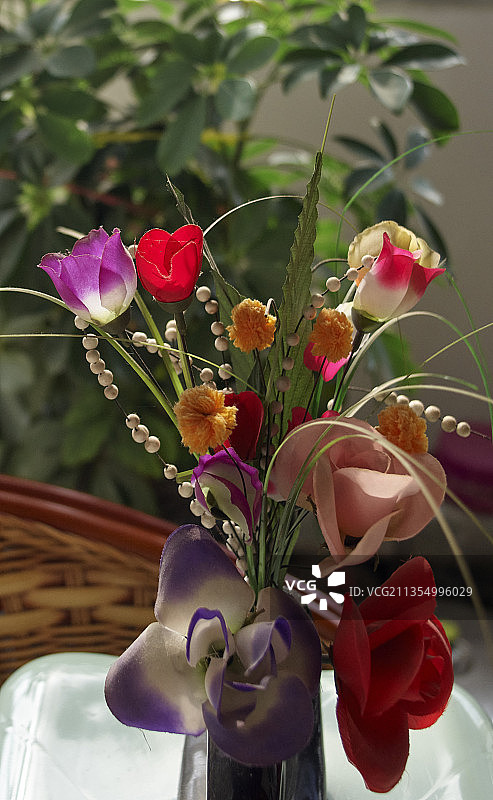 河北省石家庄市绢花图片素材