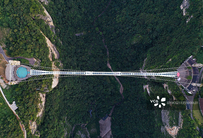 湖南省张家界市慈利县张家界大峡谷航拍图片素材