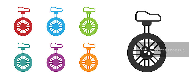 黑色独轮车图标图片素材