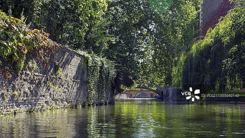 Cambridge 剑河上还有很多桥图片素材