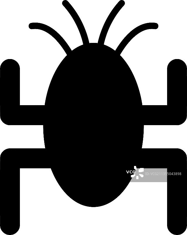 昆虫蜱虫图标图片素材