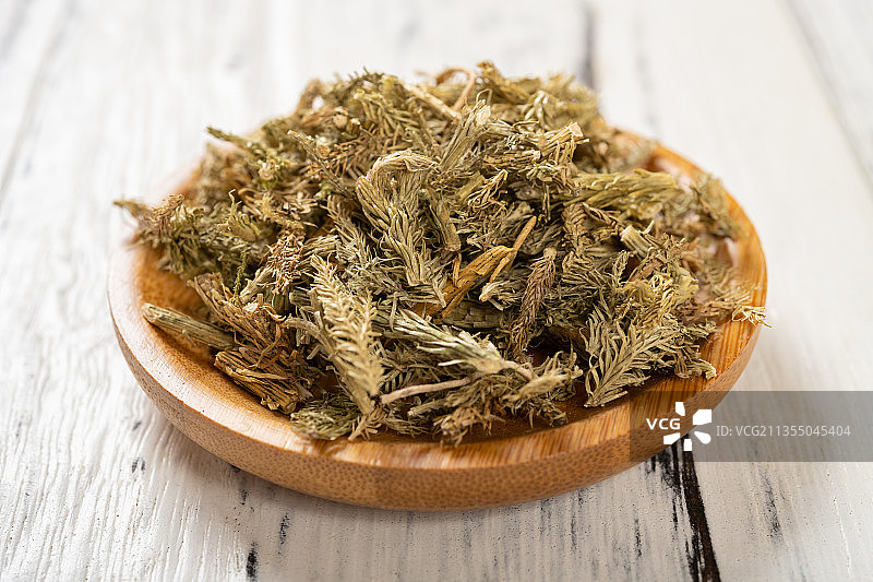 影棚拍摄中药伸筋草特写图片素材