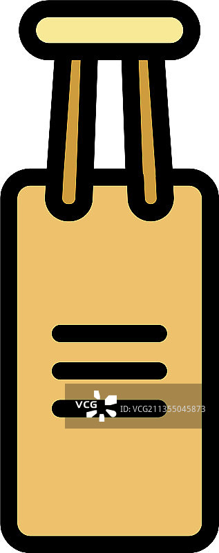 拳击沙袋彩色轮廓图标图片素材