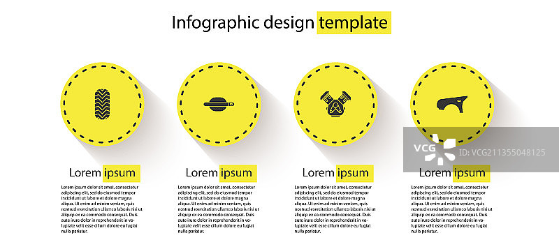 汽车轮胎门把手发动机和挡泥板图片素材