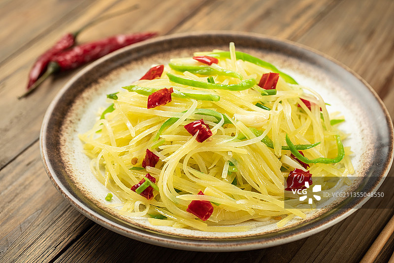 酸辣土豆丝图片素材