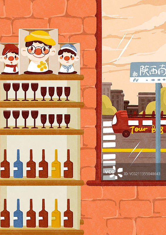 潮玩店场景图片素材