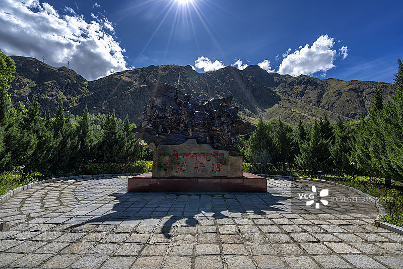西藏山南烈士陵园图片素材