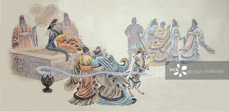 汉灵帝刘宏图片素材