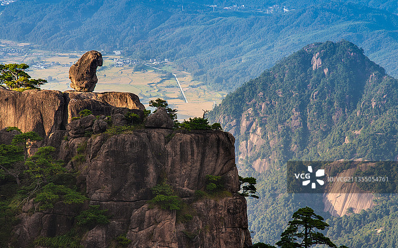 安徽黄山北海景区猴子观海自然风光图片素材