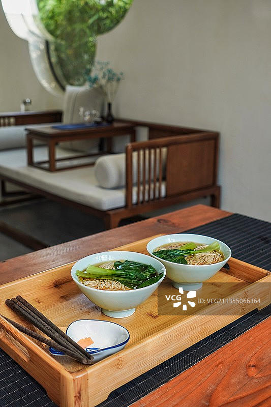 两碗面 noodles图片素材