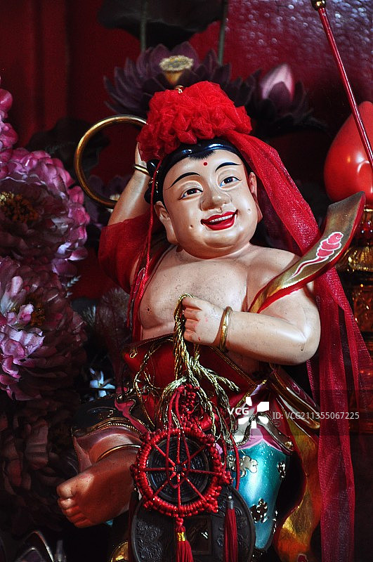 泰国曼谷哪吒庙图片素材