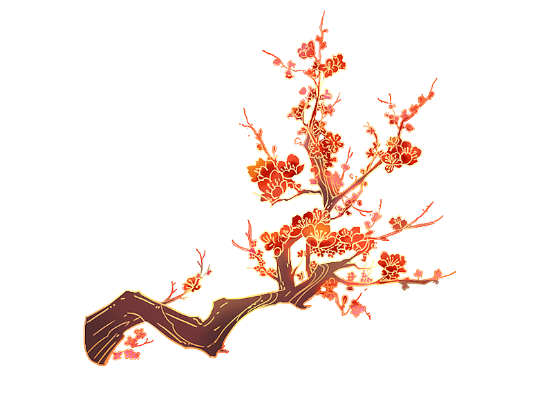 国潮风梅花图片素材