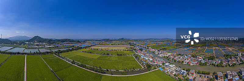 广东珠海斗门南澳村乡村风貌图片素材