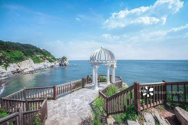 中国辽宁大连金普新区金石滩国家海洋地质公园图片素材